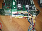 Virtua Fighter 3 harness and PSU, close-up view