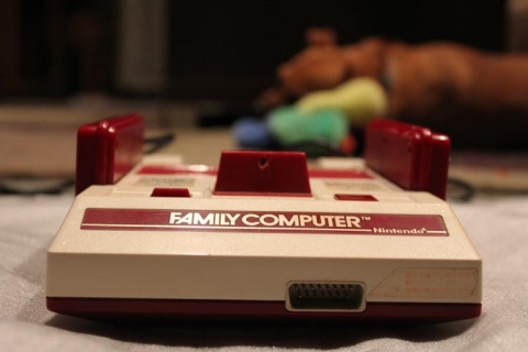 Famicom unboxing - front view