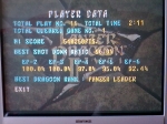 Gaming sessions 22 November 2009 - Sega Saturn, Panzer Dragoon 2, player data
