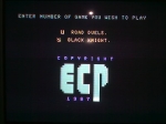 22 September 2009 - C64, ECP Menu