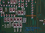 Underside of PCB - trace cuttination - theory
